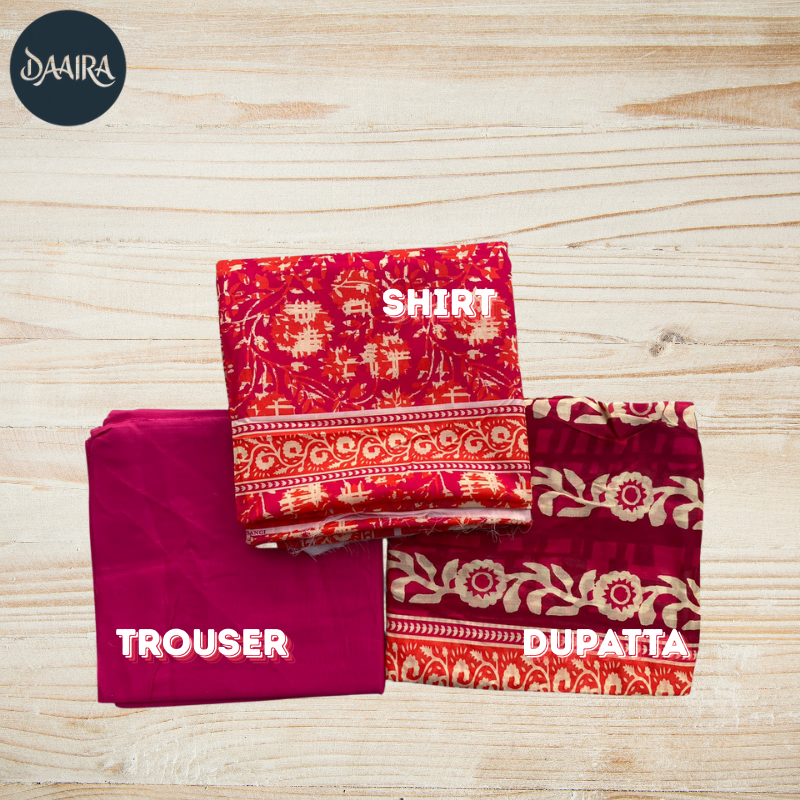 Bonanza Satrangi - Classic 3PC Lawn Suit (Unstitched)