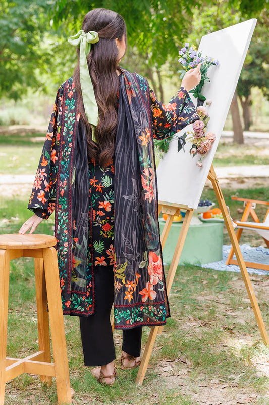 Saya Unstitched Printed Lawn 3 Piece