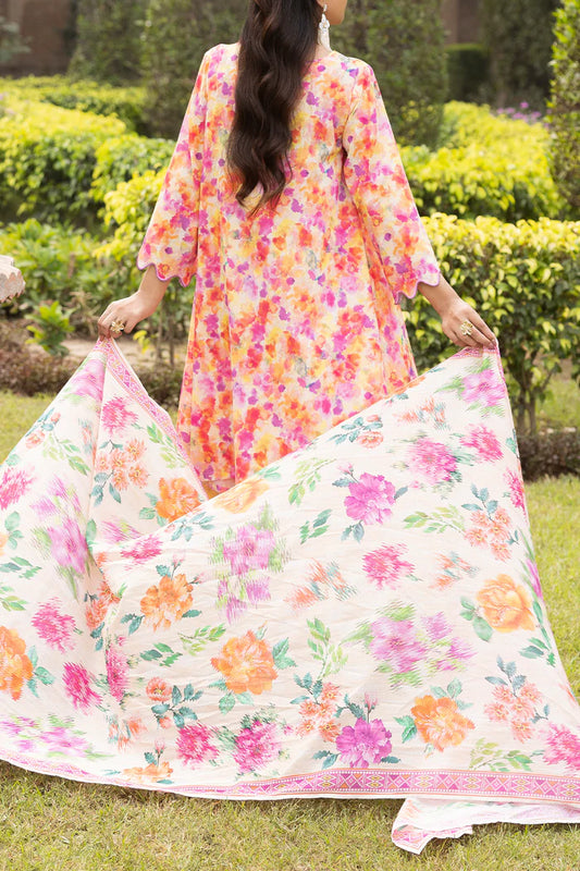 Saya Unstitched Printed Lawn 3 Piece