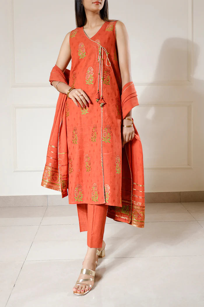 Original Saya Unstitched Jacquard Cotton 3 Piece