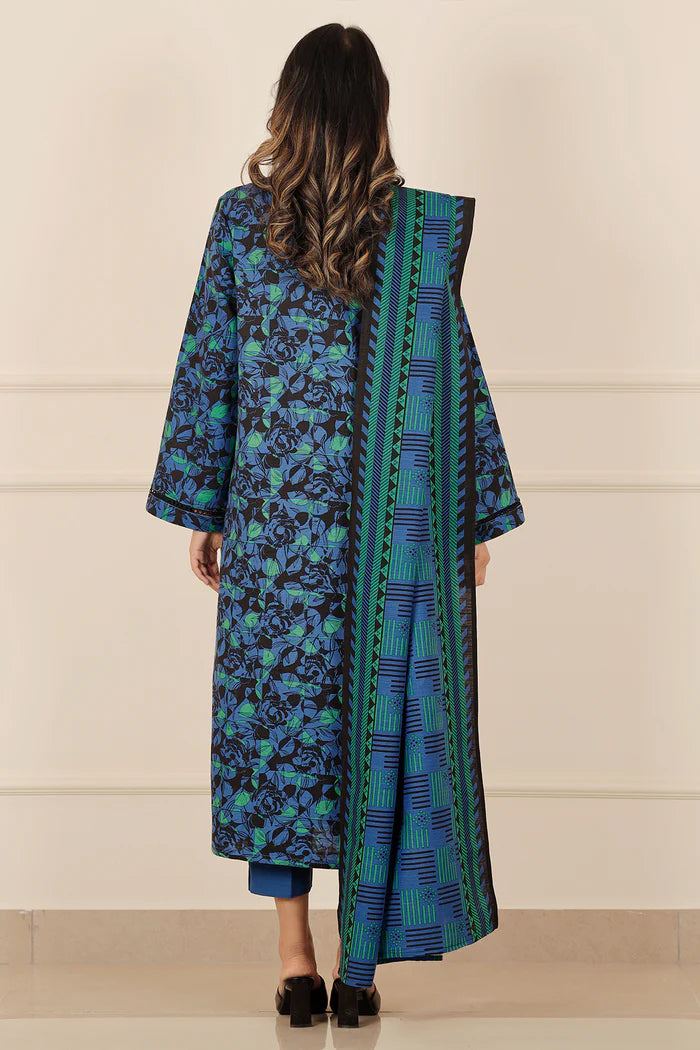 Saya Unstitched Printed Lawn 3 Piece