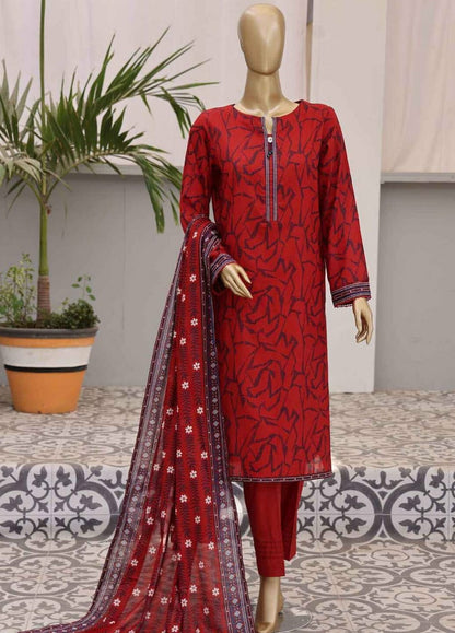 3 Pcs Lawn Suit