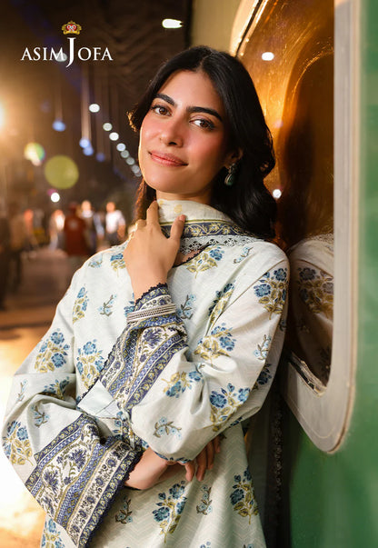 Asim Jofa _ Digital Printed Khaddar Unstitched 3 PCS __ AJ_104
