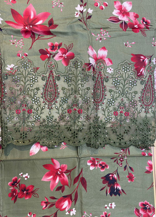 Tawakkal Embroided Linen 2 Pcs TK106