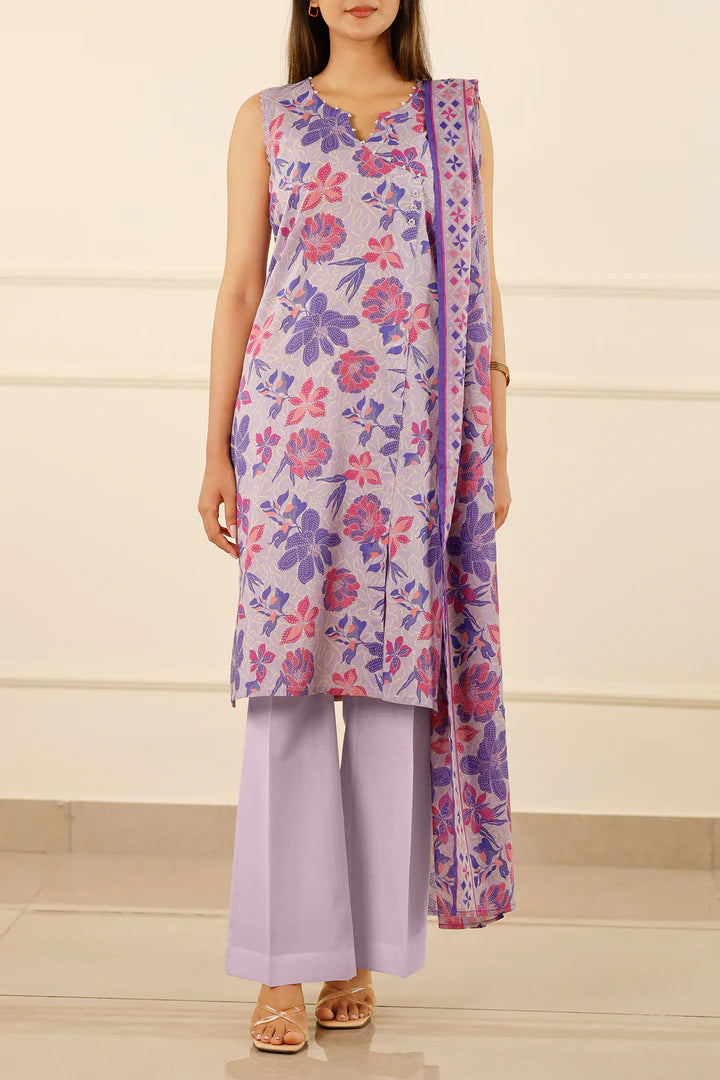 Saya Unstitched Printed Lawn 3 Piece