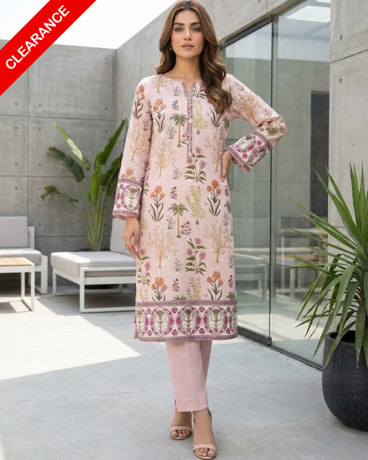 CLEARANCE SALE _ 2-Piece Printed Lawn Suit