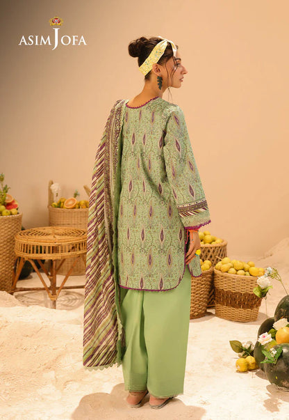 Asim Jofa _ Digital Printed Khaddar Unstitched 3 PCS