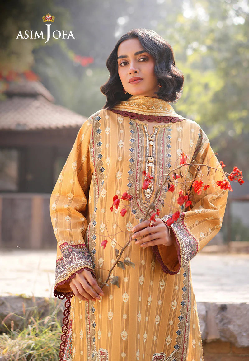 Asim Jofa _ Digital Printed Khaddar Unstitched 3 PCS