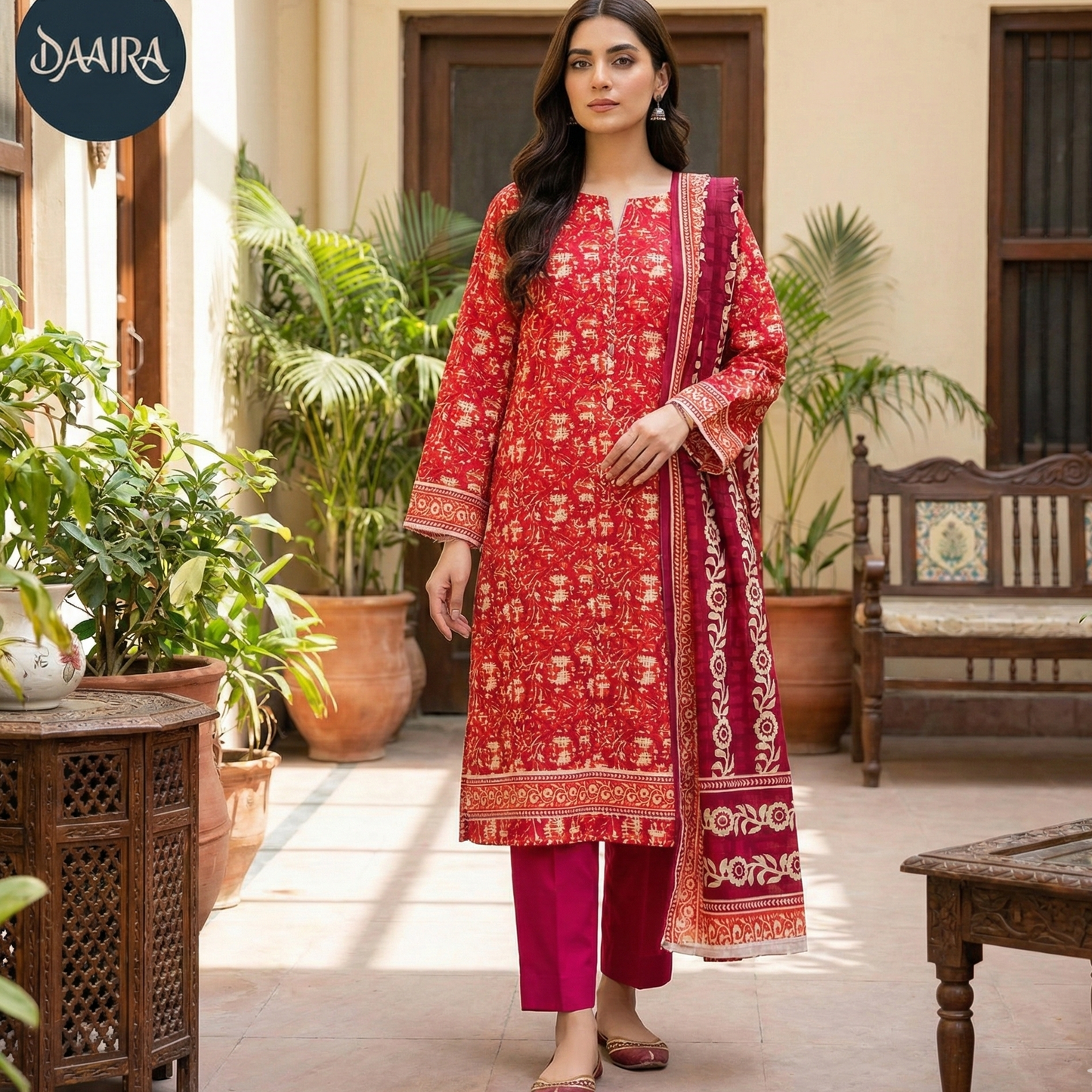 Bonanza Satrangi - Classic 3PC Lawn Suit (Unstitched)