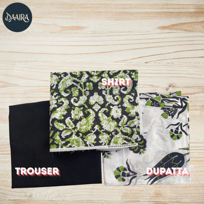 Bonanza Satrangi - Classic 3PC Lawn Suit (Unstitched) BS002