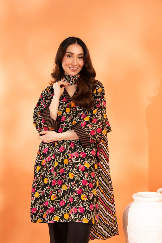 ALKARAM LAWN | PRINTED SHIRT, TROUSER & DUPATTA AK1044