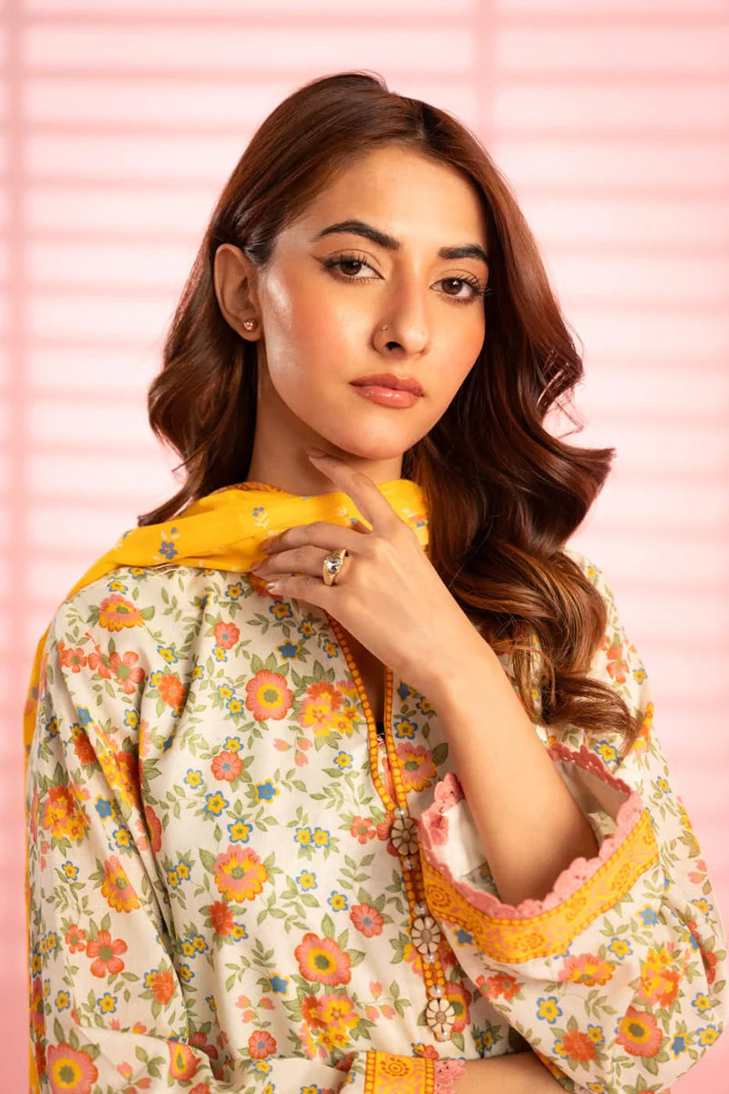 ALKARAM LAWN | PRINTED SHIRT, TROUSER & DUPATTA AK1042