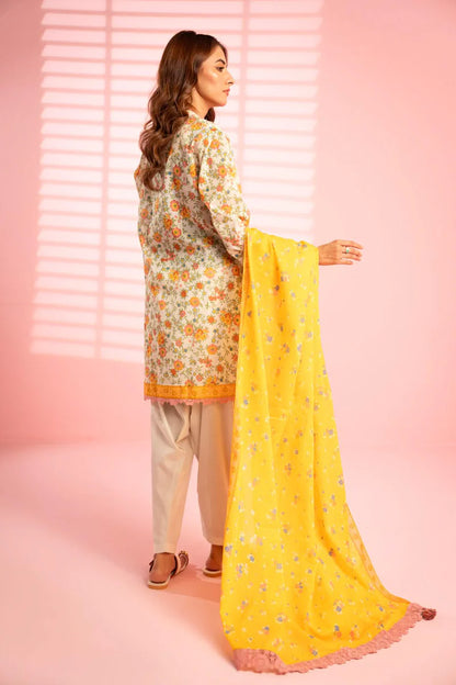 ALKARAM LAWN | PRINTED SHIRT, TROUSER & DUPATTA AK1042