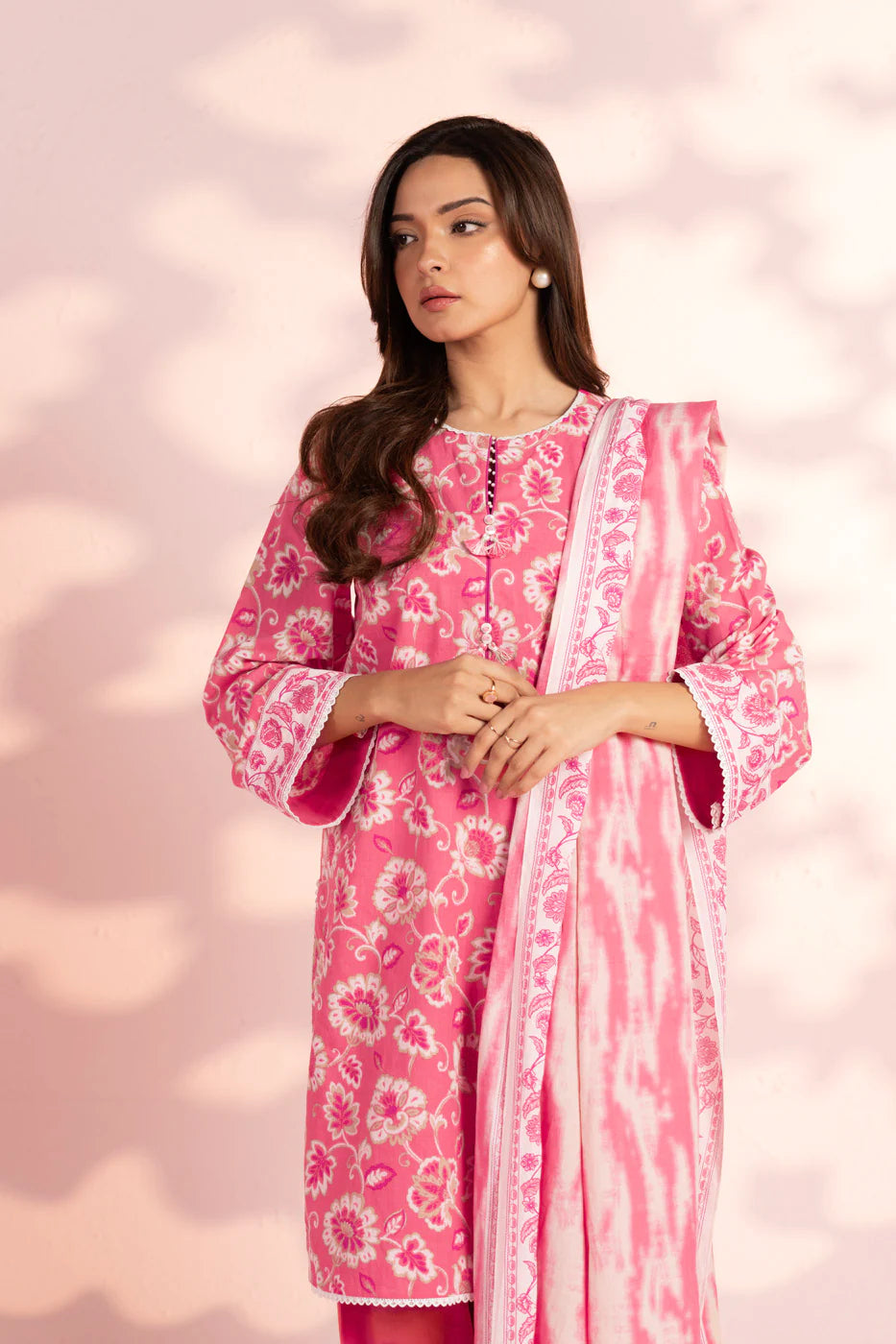 ALKARAM LAWN | PRINTED SHIRT, TROUSER & DUPATTA AK1043