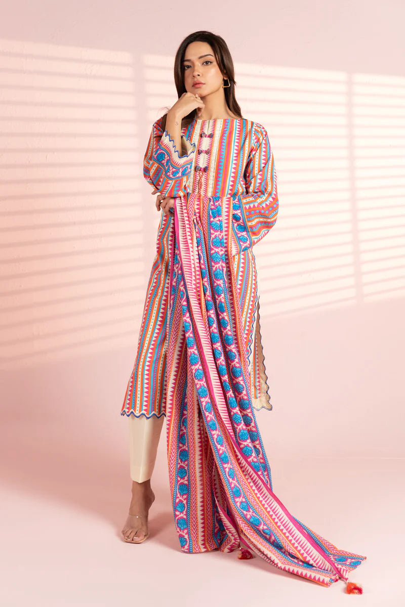 ALKARAM LAWN | PRINTED SHIRT, TROUSER & DUPATTA AK1046