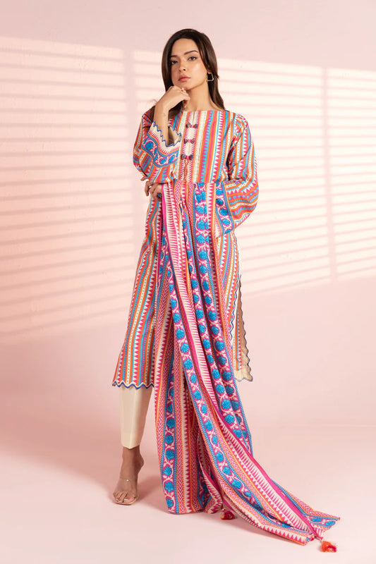 ALKARAM LAWN | PRINTED SHIRT, TROUSER & DUPATTA AK1046