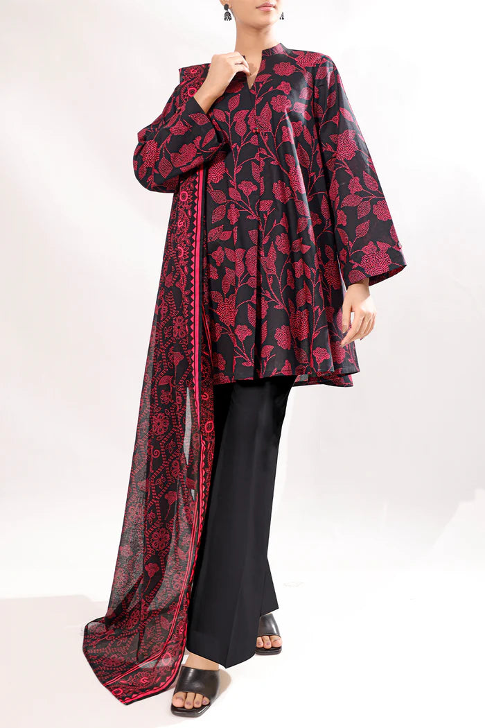 Saya Unstitched Printed Lawn 3 Piece