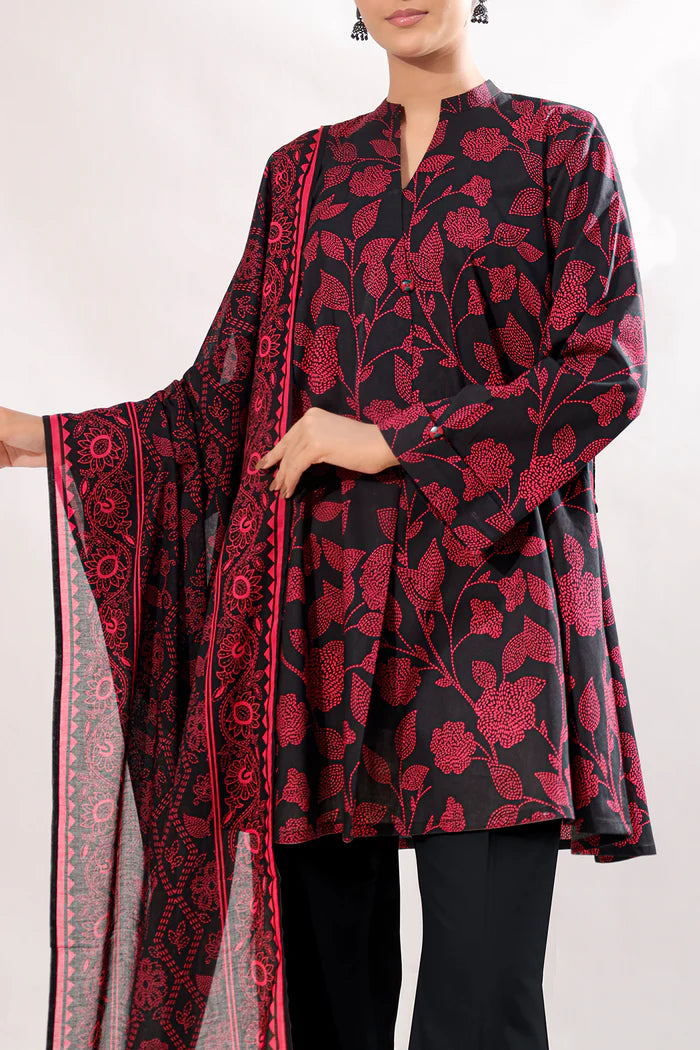 Saya Unstitched Printed Lawn 3 Piece