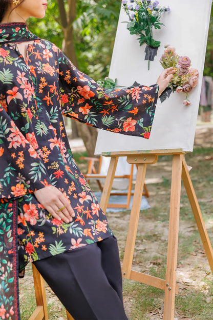 Saya Unstitched Printed Lawn 3 Piece