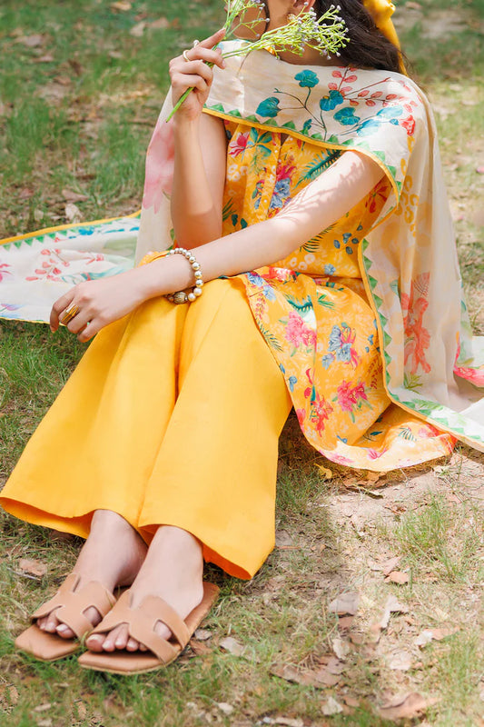 Saya Unstitched Printed Lawn 3 Piece