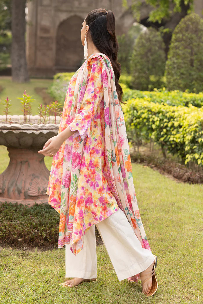 Saya Unstitched Printed Lawn 3 Piece