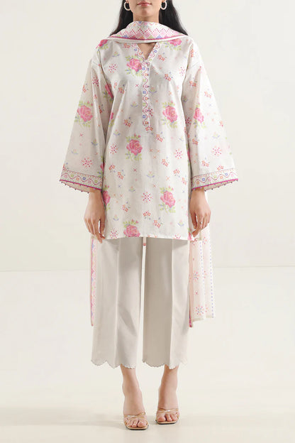 Saya Unstitched Printed Lawn 3 Piece