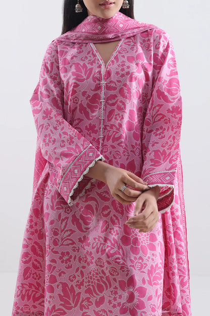 Saya Unstitched Printed Lawn 3 Piece