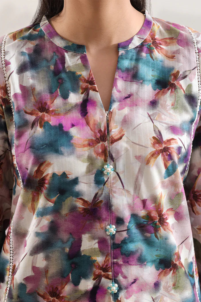 Saya Unstitched Embroidered Lawn 3 Piece