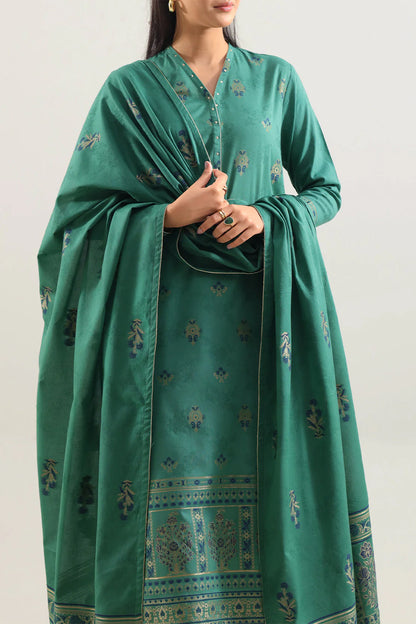 Saya Unstitched Premium Dyed Jacquard 3 Piece