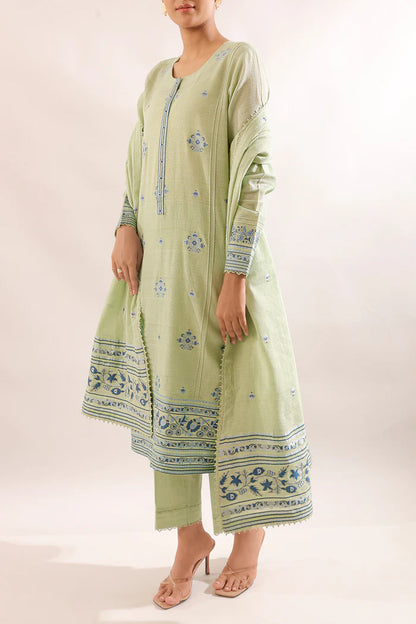 Original Saya Unstitched Jacquard Cotton 3 Piece