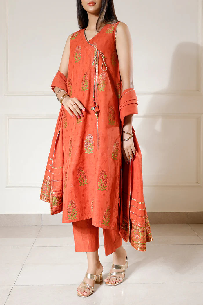 Original Saya Unstitched Jacquard Cotton 3 Piece