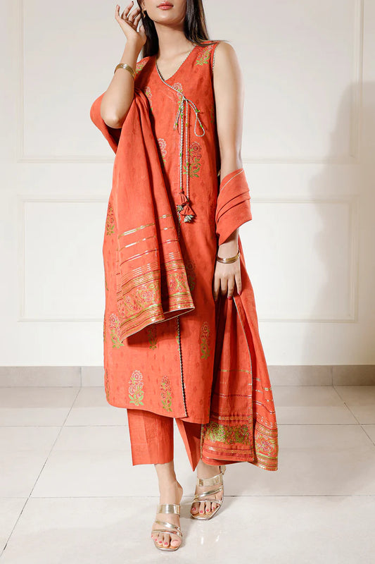 Original Saya Unstitched Jacquard Cotton 3 Piece