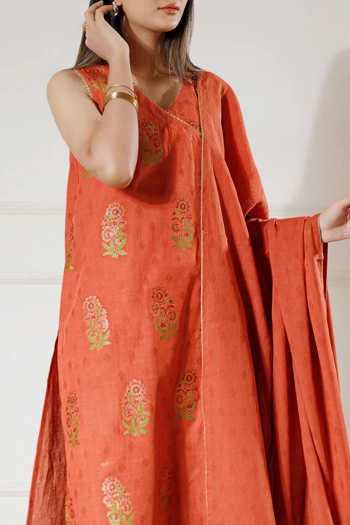 Original Saya Unstitched Jacquard Cotton 3 Piece