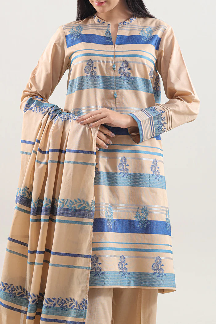 Original Saya Unstitched Jacquard Cotton 3 Piece