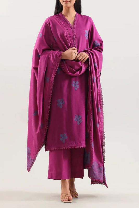 Original Saya Unstitched Jacquard Cotton 3 Piece