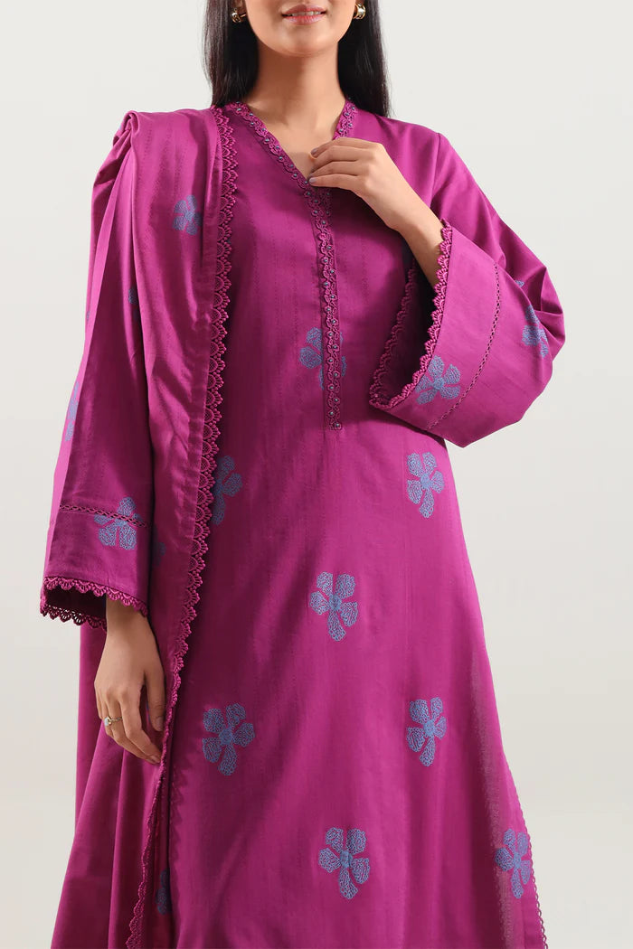 Original Saya Unstitched Jacquard Cotton 3 Piece