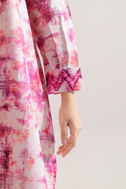 Saya Unstitched Printed Embroidered Lawn 3 Piece