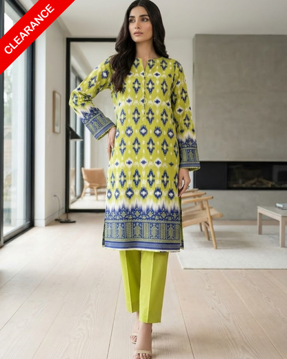 CLEARANCE SALE _ 2-Piece Printed Lawn Suit