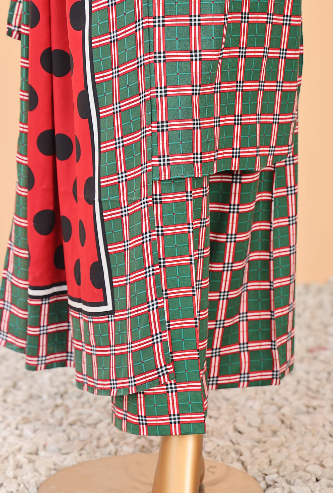 H&Z Linen 3pcs Unstitched H-05