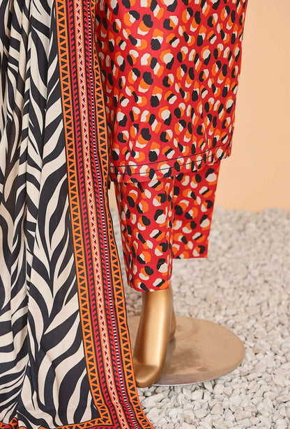 H&Z Linen 3pcs Unstitched H-03