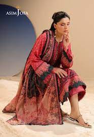 Asim Jofa _ Digital Printed Khaddar Unstitched 3 PCS