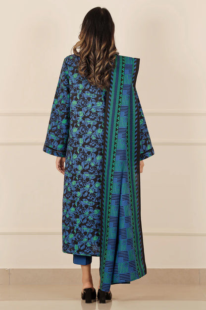 Saya Unstitched Printed Lawn 3 Piece