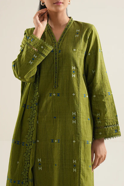 Original Saya Unstitched Jacquard Cotton 3 Piece