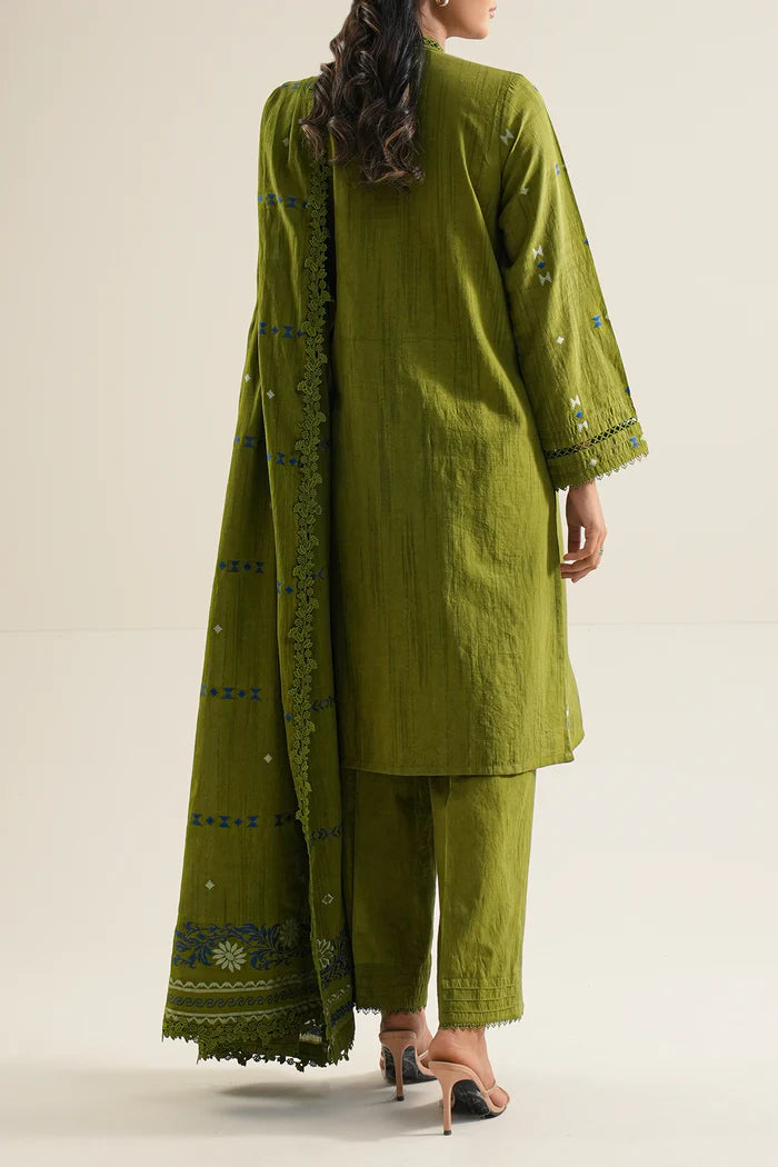 Original Saya Unstitched Jacquard Cotton 3 Piece