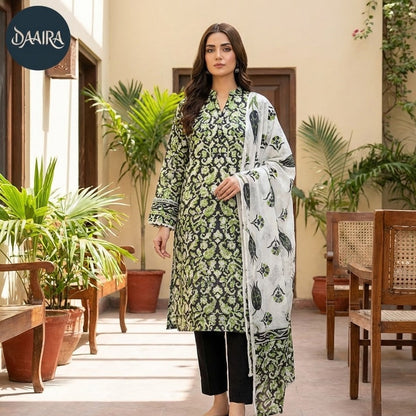 Bonanza Satrangi - Classic 3PC Lawn Suit (Unstitched) BS002