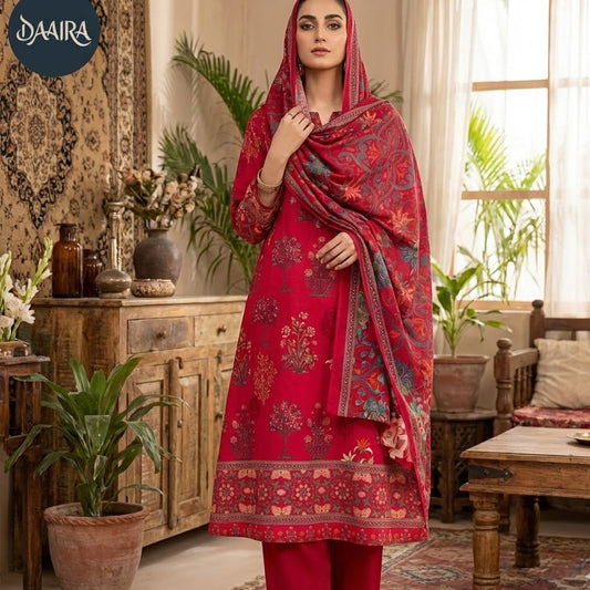 Bonanza Satrangi- 3PC Lawn Suit (Unstitched) BS004