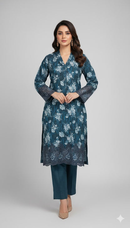 Tawakkal Embroided Khaddar 2 Pcs TK101