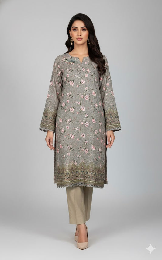 Tawakkal Embroided Linen 2 Pcs TK107