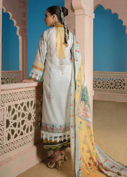 Wardha Saleem Embroidered Lawn Suits Unstitched 3 Piece D-07 Gulmohar