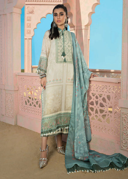 Wardha Saleem Embroidered Lawn Suits Unstitched 3 Piece D-09 Noori